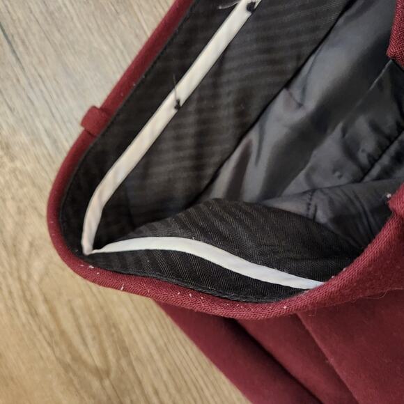 Ann Taylor Women's Devin Fit Ankle Pants Wine Size 10 - Picture 9 of 10